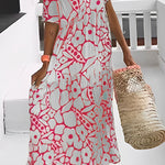 FLORAL PRINT VACATION MIDI DRESS