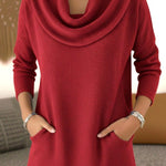 Regular Fit Casual Mock Neck T-Shirt