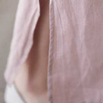 A-Line Loose Solid Color Round-Neck Midi Dresses