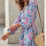 Infinite Days Paisley Print Maxi Dress