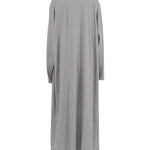 Long Sleeves Solid Color Round-Neck Inner Dress + Bodycon Outerwear Two Pieces Set