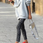 Gray Bow Maxi Sweatshirt