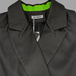 Long Sleeves Loose Buttoned Gradient Pockets Split-Joint Notched Collar Outerwear