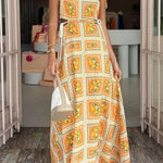 Summer Drawstring Casual Dress