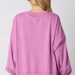 Halloween Letter Bowknot Sweater Loose Casual Top