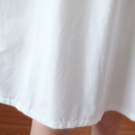 Original Solid Lace Split-Side Short Sleeve A-Line Mini Dress