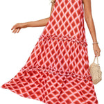 Women's Halter Neck Floral Print Vacation Dress
