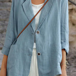 Versatile Long Sleeved Casual Loose Suit Jacket