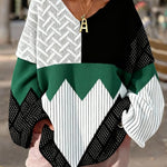Women's Casual Printed Sweatshirt