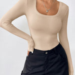 Zeagoo Women's Long Sleeve Scoop Neck Shirts
