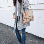 Waffle Texture Cardigan