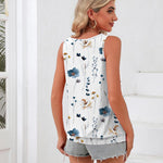 Zeagoo Womens Summer Tank Tops V Neck Sleeveless Tops