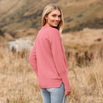 Zeagoo Women's Long Sleeve Sweater Casual Ribbed Knit Pullover