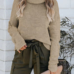 turtleneck pullover sweater