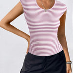 Zeagoo Womens Tank Tops Ribbed Knit Crew Neck Shirts