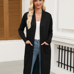 Zeagoo Women's Long Cardigans Sweater Lightweight Duster Coat