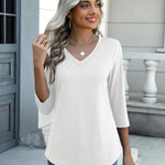 Zeagoo Womens 3/4 Length Sleeve Tunic Tops