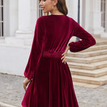 Zeagoo Women's Velvet Dress, Elegant Ball Dresses