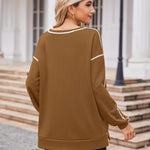 Zeagoo Women's Oversized Sweatshirts Hoodies Side Zipper Pullover