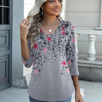 Zeagoo Womens 3/4 Length Sleeve Tunic Tops