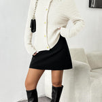 Zeagoo Women's Knit Cardigan Long Sleeve Open Front Cropped Jackets