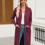 Zeagoo Women's Long Cardigans Sweater Lightweight Duster Coat