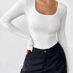 Zeagoo Women's Long Sleeve Scoop Neck Shirts