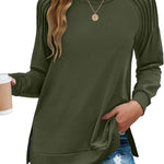Zeagoo Womens Crewneck Sweatshirt Long Sleeve Tunic Tops