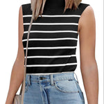 Zeagoo Women's Mock Turtle Neck Sweater Vest Shirts