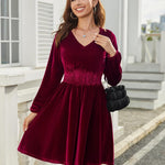 Zeagoo Women's Velvet Dress, Elegant Ball Dresses