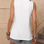 Zeagoo Women's Tank Tops Loose Fit Casual V Neck Boho Shirts