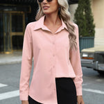 Zeagoo Womens Button Down Shirt Long Sleeve Classic-Fit Shirts