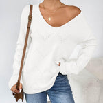 Zeagoo Women's Knitted Jumper Elegant Pullover (DE Only)