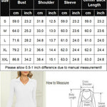 Zeagoo Womens Sweater Long Sleeve V Neck Ribbed Knit Tops