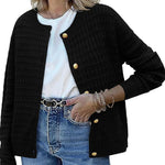Zeagoo Women's Knit Cardigan Long Sleeve Open Front Cropped Jackets