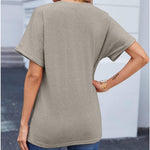 Zeagoo Women's T-Shirt Short Sleeve Basic Long Blouse (DE Only)