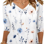 Zeagoo Womens 3/4 Length Sleeve Tunic Tops