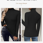 Zeagoo Women's Turtleneck Sweaters Long SleevePullover Tops