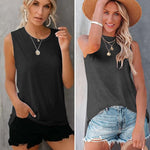 Zeagoo Women's Tank Top Sleeveless T-Shirt Basic Top (DE Only)