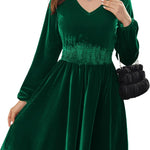 Zeagoo Women's Velvet Dress, Elegant Ball Dresses