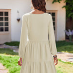 Zeagoo Women's Long-Sleeve V-Neck Winter Dress (DE Only)