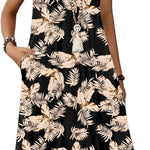 Zeagoo Women's Summer Dress Sleeveless Beach Dress (DE Only)
