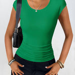Zeagoo Womens Tank Tops Ribbed Knit Crew Neck Shirts