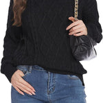 Zeagoo Women's Turtleneck Pullover Elegant Knitted Jumper (DE Only)