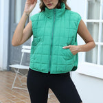 Zeagoo Womens Puffer Vest Ladies Sleeveless Zip Up Outerwear