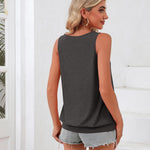 Zeagoo Womens Summer Tank Tops V Neck Sleeveless Tops