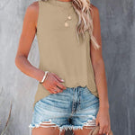 Zeagoo Women's Tank Top Sleeveless T-Shirt Basic Top (DE Only)