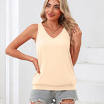 Zeagoo Womens Summer Tank Tops V Neck Sleeveless Tops