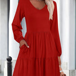 Zeagoo Women's Long Sleeve Elegant Ruffle Dresses