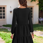 Zeagoo Women's Long Sleeve Elegant Ruffle Dresses